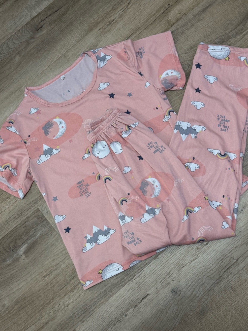 Cute pink pajama set